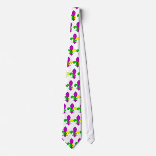 Mardi Gras Lilie Krawatte
