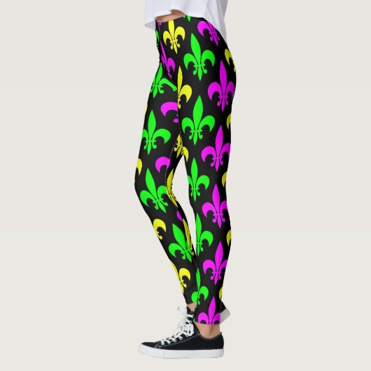 Mardi Gras Lilie Leggings (Links)