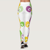Mardi Gras Lilie Leggings (Rückseite)