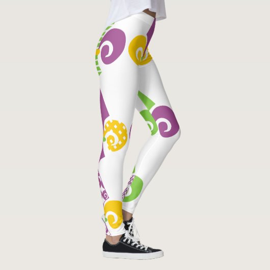 Mardi Gras Lilie Leggings (Rechts)
