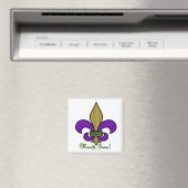 Mardi Gras Lilie Magnet (In Situ (Geschirrspüler))