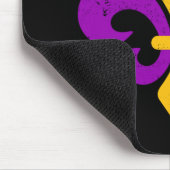 Mardi Gras Lilie Mousepad (Ecke)