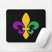 Mardi Gras Lilie Mousepad (Mit Mouse)