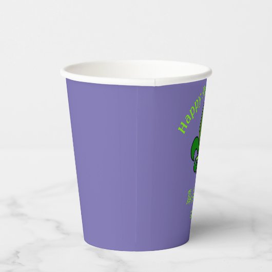 Mardi Gras Lilie Personalisiert Paper Cups Pappbecher (Rechts)