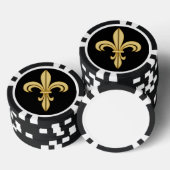 Mardi Gras Lilie Pokerchips (Stapel)