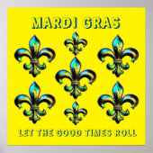 Mardi Gras Lilie Poster (Vorne)