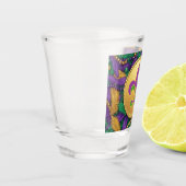 Mardi Gras Lilie Schnapsglas (Links)