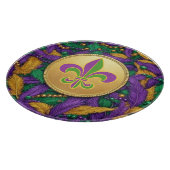 Mardi Gras Lilie Schneidebrett (Ecke)