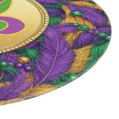 Mardi Gras Lilie Schneidebrett (Ecke)