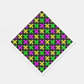 Mardi Gras Lilie Serviette (Ecke)