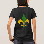 Mardi Gras Lilie T-Shirt (Rückseite)