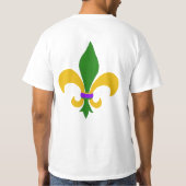 Mardi Gras Lilie T - Shirt (Rückseite)