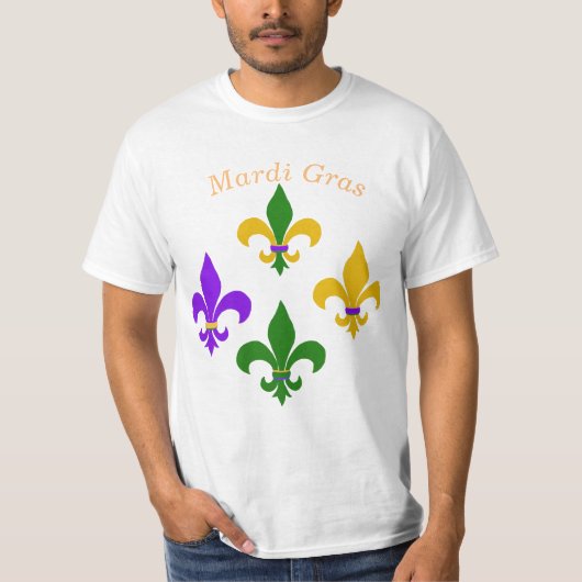 Mardi Gras Lilie T - Shirt (Vorderseite)