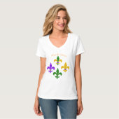 Mardi Gras Lilie T - Shirt (Vorderseite Vollansicht)