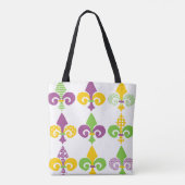 Mardi Gras Lilie Tasche (Rückseite)