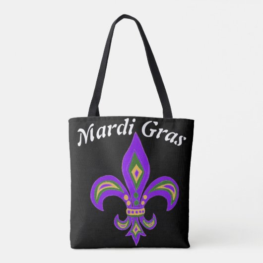 Mardi gras Lilie Tasche (Rückseite)