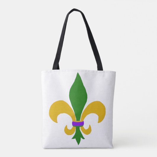 Mardi Gras Lilie Tasche (Rückseite)