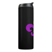 Mardi Gras Lilie Thermosbecher (Nach links gedreht)