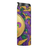 Mardi Gras Lilie Thermosbecher (Nach rechts gedreht)