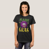 Mardi Gras Lip Lilie T-Shirt (Vorne ganz)
