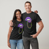 Mardi Gras Lips for Women Lips Queen Carnival Cost T-Shirt (Unisex)