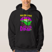 Mardi Gras lips Hoodie (Vorderseite)