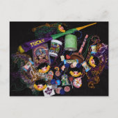 Mardi Gras Loot Postkarte (Vorderseite)