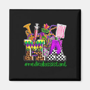 Mardi Gras Ma Medical Sofort-Krankenschwester-Fest Magnet