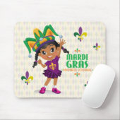 Mardi Gras Madness Mouse Pad Mousepad (Mit Mouse)