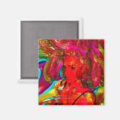 Mardi Gras Magnet (Vorderseite/Rückseite)