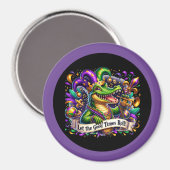Mardi Gras Magnet (Vorderseite/Rückseite)