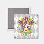 Mardi Gras Magnet (Vorderseite/Rückseite)