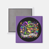 Mardi Gras Magnet (Vorderseite/Rückseite)