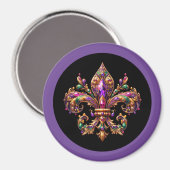 Mardi Gras Magnet (Vorderseite/Rückseite)