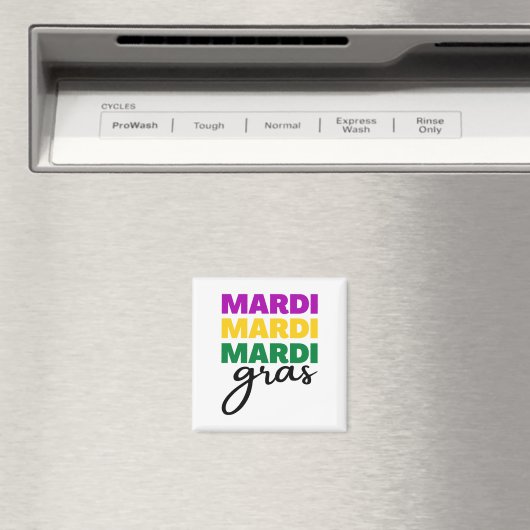 Mardi Gras Magnet (In Situ (Geschirrspüler))