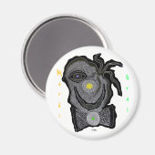 MaRdI gRaS Magnet (Vorderseite/Rückseite)