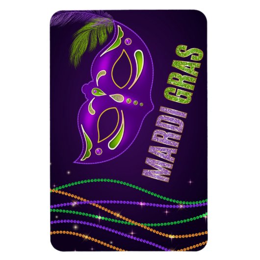 Mardi Gras Magnet (Vertikal)