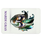 Mardi Gras Magnet (Horizontal)