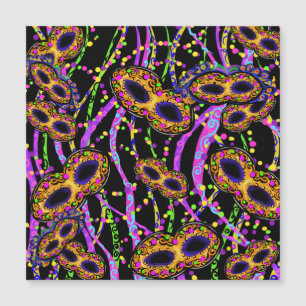 Mardi Gras Magnetkarte