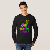 Mardi Gras Maltese Dog Lover Carnival Jester Premi T-Shirt (Vorne ganz)