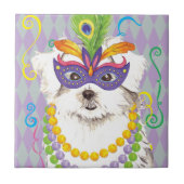 Mardi Gras Maltesisch Fliese (Vorderseite)