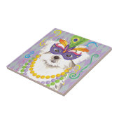 Mardi Gras Maltesisch Fliese (Seite)