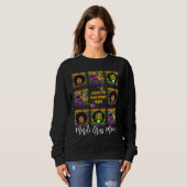 MARDI GRAS Mama Sweatshirt (Vorne ganz)