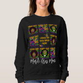 MARDI GRAS Mama Sweatshirt (Vorderseite)