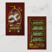 Mardi Gras - Mardi Gras feiern Visitenkarte (Vorne/Hinten)