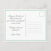 💚 💜 💛 Mardi Gras Mardi Magic Memo Postkarte (Rückseite)