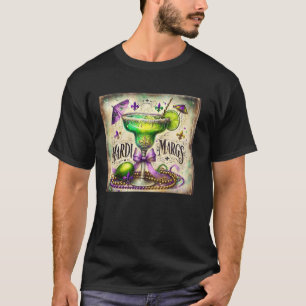 Mardi Gras Margaritas Perlen New Orleans NOLA Männ T-Shirt