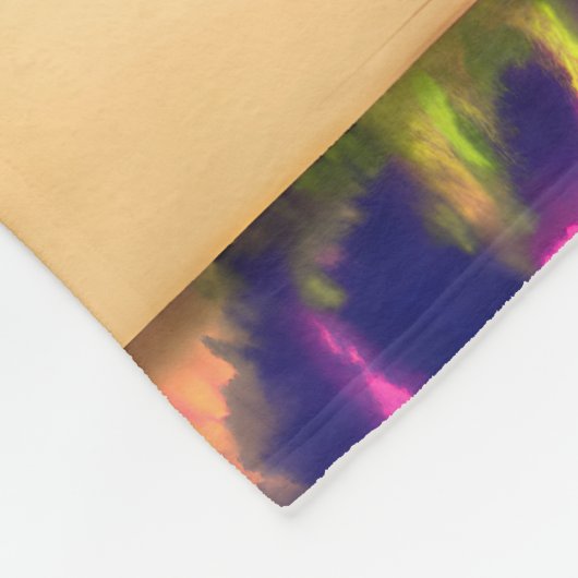 Mardi Gras Martini Woman Fleecedecke (Ecke)