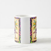 Mardi Gras Martini Woman Kaffeetasse (Mittel)