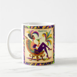 Mardi Gras Martini Woman Kaffeetasse